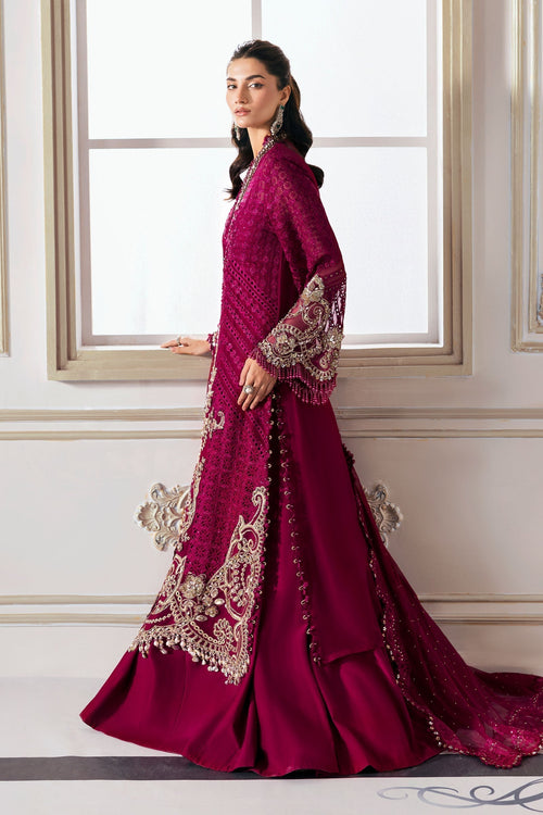 3 Piece Embroidered Chiffon Suit | BD-3003